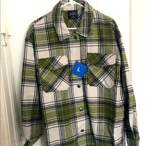 Brand new with tags flannel jacket